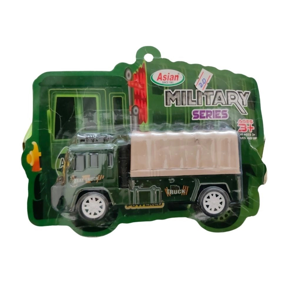 Assorted plastic military truck toys (1+ years), durable and collectible diecast vehicles