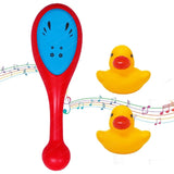 Assorted plastic Tim rattles for babies 3+ months, stimulating sight, sound, and touch senses