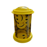 Assorted metal Smiley Bank toy for 1+ years, encouraging savings learning through fun design