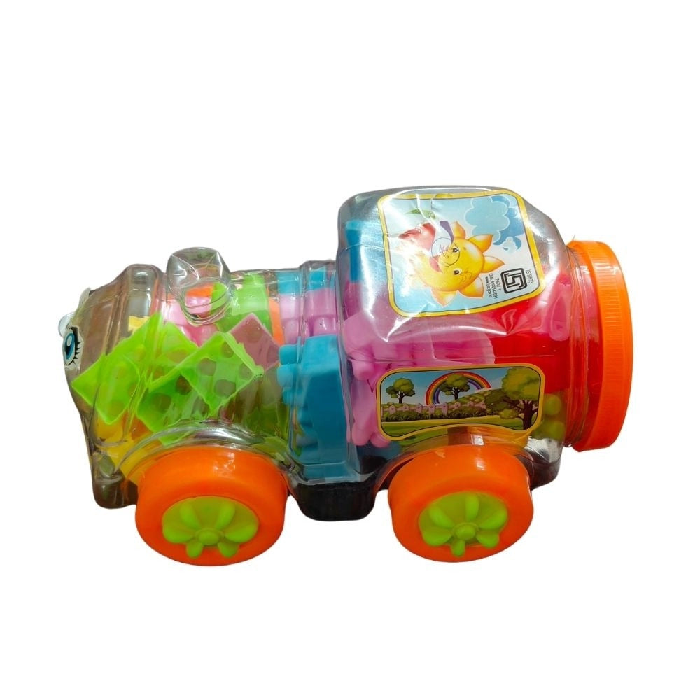 Assorted color, plastic engine block toy for 3+ years - Promotes early development, fine motor skills, imagination, and logic thinking