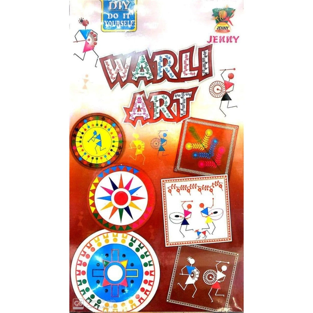 Assorted Plastic-Cardboard Warli Art Set for Educational Fun (5+ years)