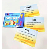 Assorted plastic flash card-number set for educational toys, engaging & fun learning tools for 6+ months old children