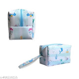 Assorted mermaid theme canvas stationery pouch for 5+ years makeup storage organizer