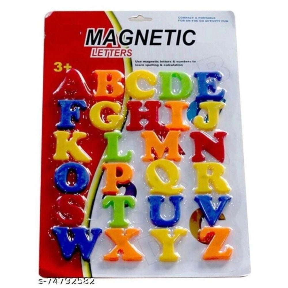 Assorted plastic ABC buttons set for kids' early education (3+ years), enhancing alphabet recognition & motor skills development