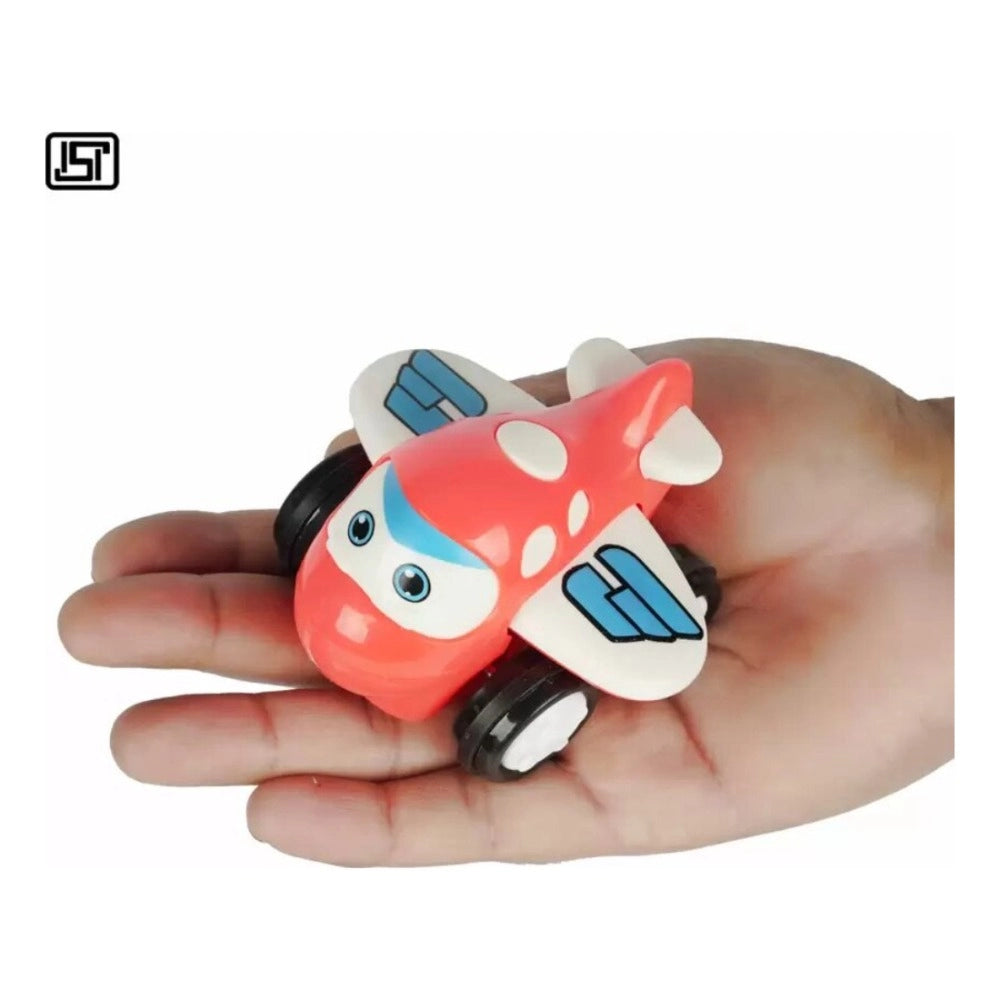 Assorted color plastic mini plane for kids age 3+ - toys designed with detail for imaginative playtime