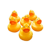 Assorted rubber Chu Chu Duck and Ducklin family toys for sensory development in bath time at 6+ months