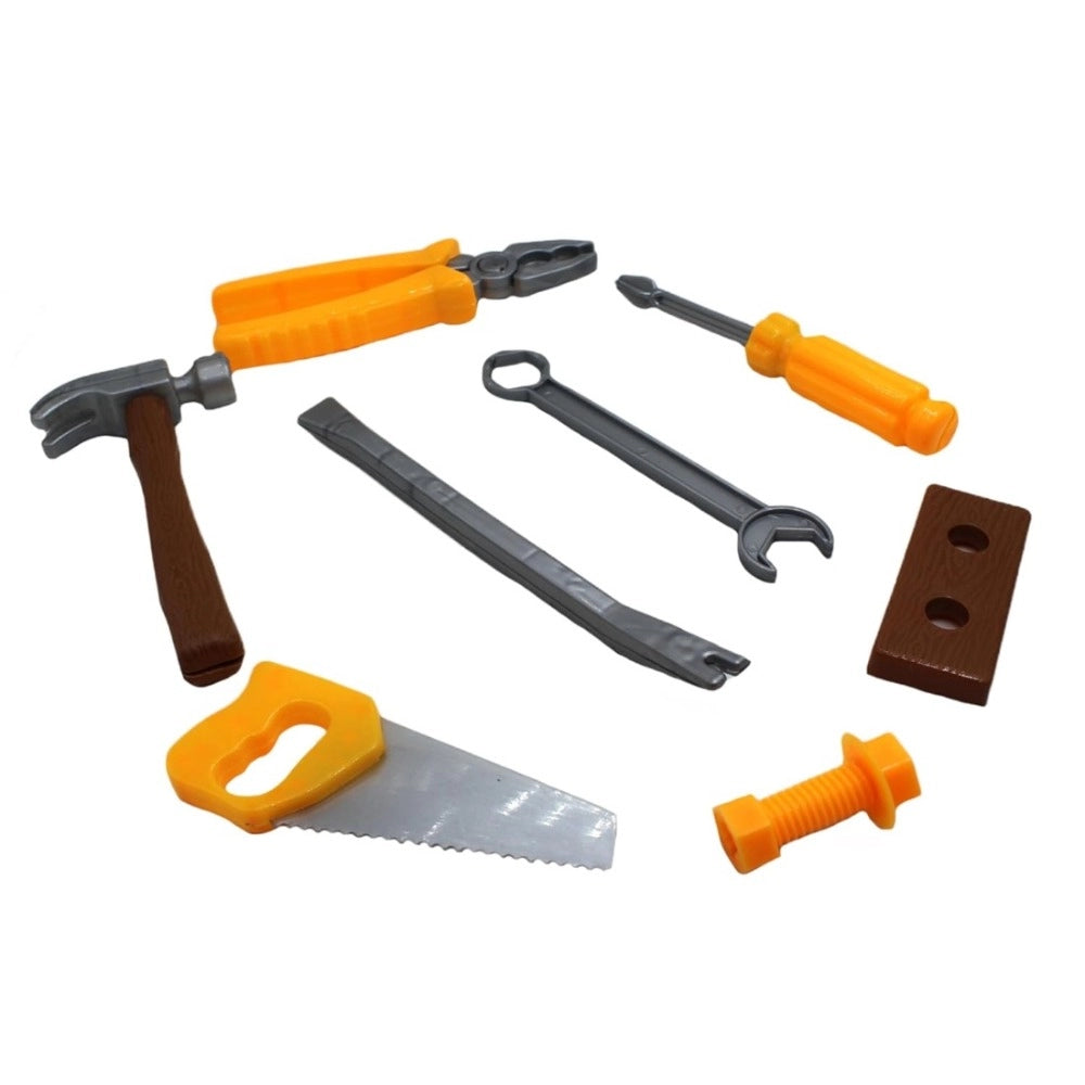 Assorted plastic tool kit for children aged 3+, ideal for playtime and gifts on special occasions