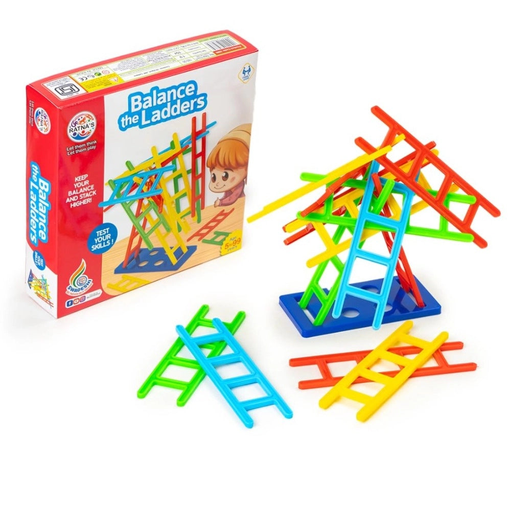 Assorted plastic 5+ year Balance The Ladders game, fun & engaging kid's toy for parties or gifts