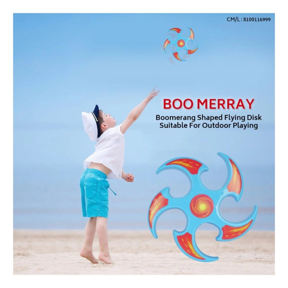 Assorted color, plastic boomerangs (Pack of 3) for versatile fun for ages 5+, ideal for outdoor play at parks, beaches, or backyards
