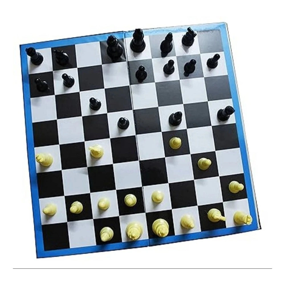 Assorted paper & plastic Chess-Ludo board game set for ages 5+, perfect for family fun and strategy development