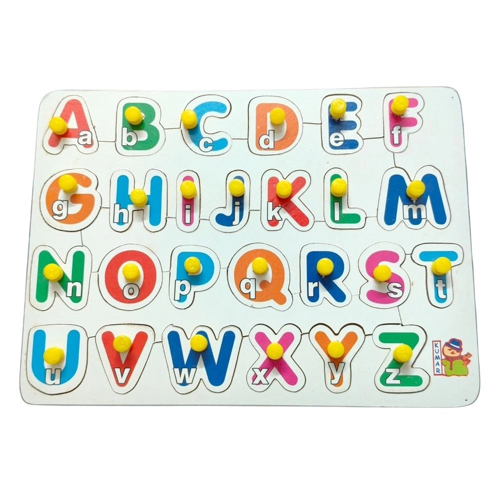 Assorted wooden Alphapet puzzle for 3+ years, enhancing fine motor skills and learning through play