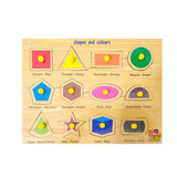 Assorted wood shapes for kids aged 3+, fostering sensory development, problem-solving, and early learning