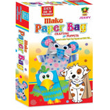 Assorted color, paper craft set for creative toys (5+ years). Make paper bag puppets