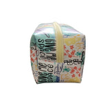 Canvas pouch with 'Give Me Space' quote, giftable with multiple compartments