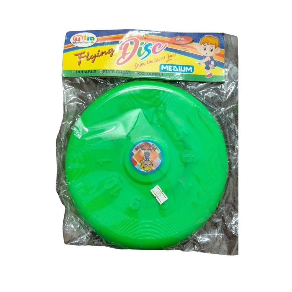 Assorted color, plastic flying disc toys - ideal for outdoor play (1+ years)