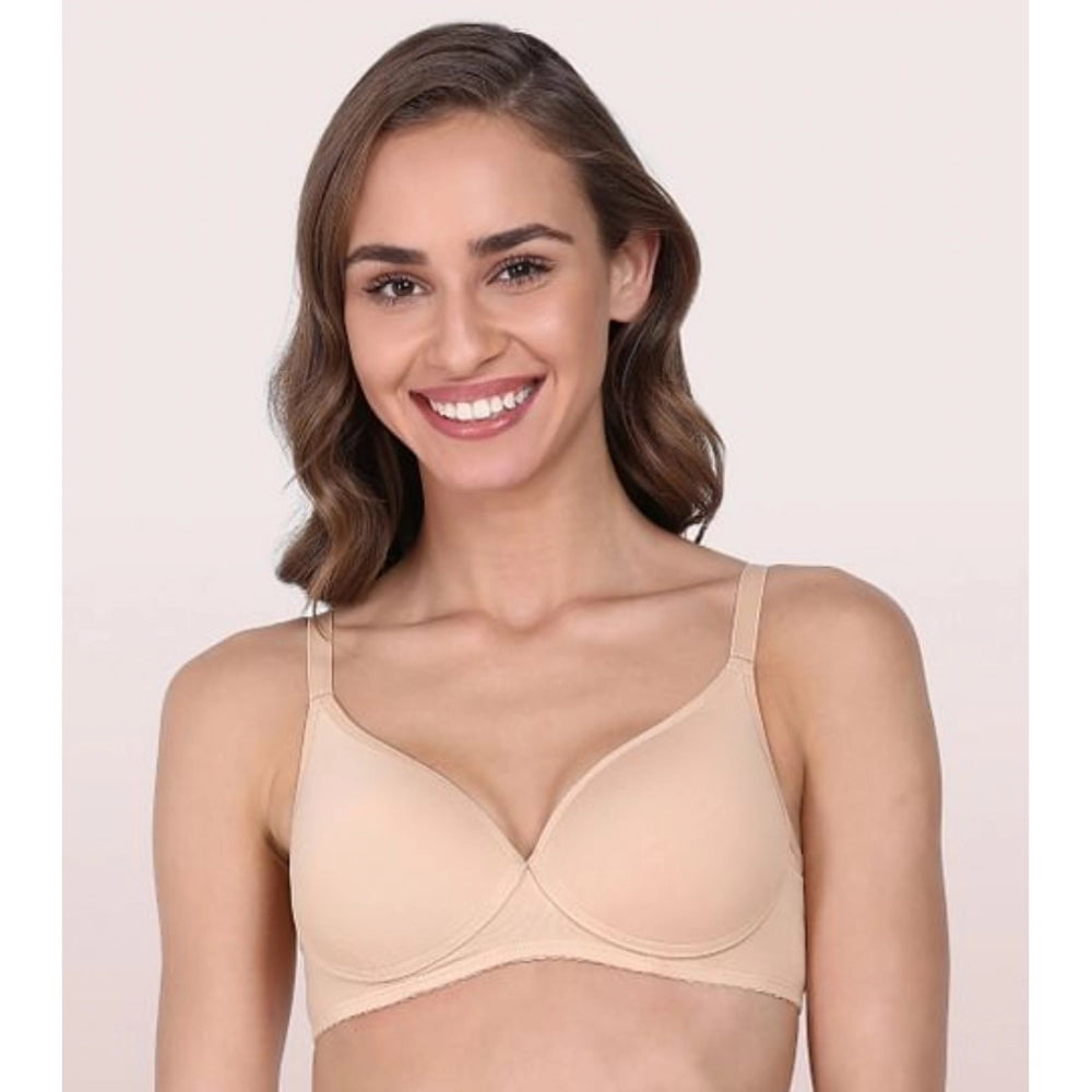Skin cotton t-shirt bra (non-padded, medium coverage) - perfect for everyday wear