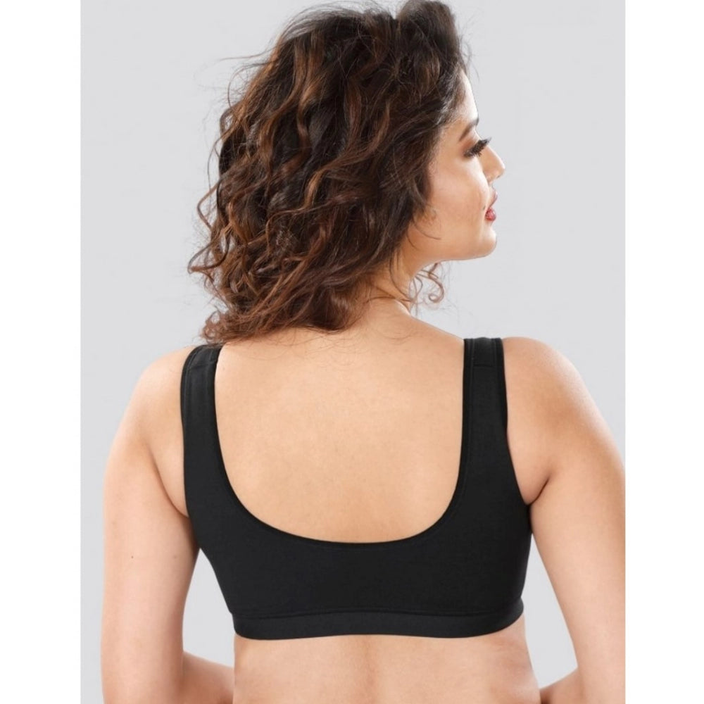 Dark Grey 4D Stretch Women's Sports Bra for active wear