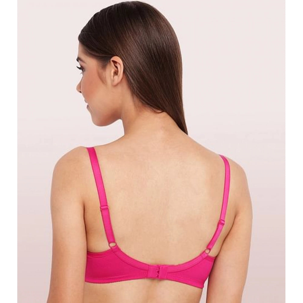 Very-Berry cotton everyday non-padded wirefree bra for women, solid design, no padding