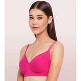 Verry-Berry cotton everyday non-padded wirefree bra for comfortable wear, solid pattern