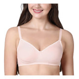 Pearl cotton everyday non-padded wireless bra for women