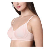 Pearl cotton everyday non-padded wirefree bra for women