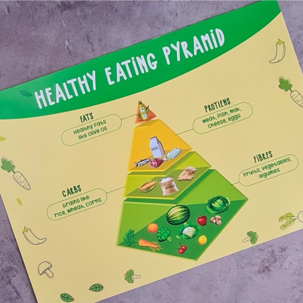 MultiColor wooden dining etiquette board game, 12x17 inches for family fun