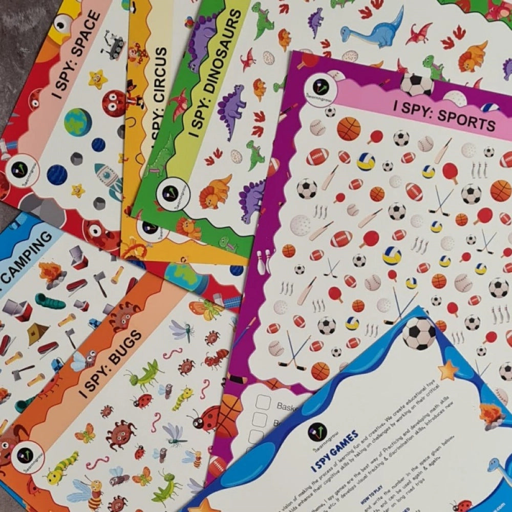Ispy PVC Educational Toys (MultiColor) - GillKart
