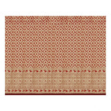 Women's Jacquard Woven Saree With Unstitched Blouse 5.5Mtr (Black)