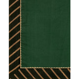 Women's Chiffon Self Design Saree With Unstitched Blouse 5.5Mtr (Green)