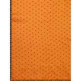 Women's Silk Blend Embellished Saree With Unstitched Blouse 5.5Mtr (Orange)