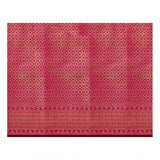 Women's Jacquard Woven Saree With Unstitched Blouse 5.5Mtr (Dark Blue) - GillKart
