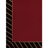 Women's Chiffon Self Design Saree With Unstitched Blouse 5.5Mtr (Red)