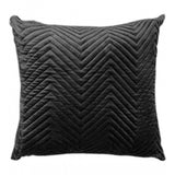 Black polyester zig-zag car pillow sets (4 pack), patterned, suitable for automotive use