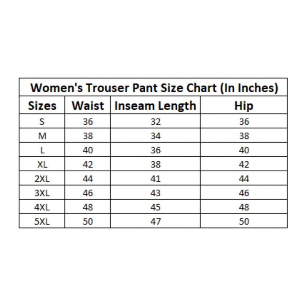 Yellow rayon checked trouser pant for women's casual wear, ankle length design