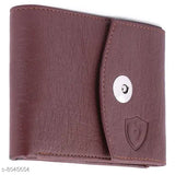Textured leather men's wallet, free size (11cm x 9cm), new stylish design from India