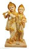 Polyresin Radha Krishna statue, 8cmx13cmx26cm, home office décor gift