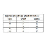 Blue denim patch work long sleeves women's top, collar neck with intricate patterns