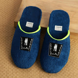 Synthetic blue sliders for men's casual wear, UK/IND size 6, US size 7, EUR size 40, airmix sole