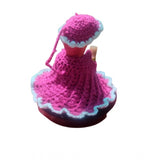 Magenta Tharad Laddu Gopal dress size 0-6, traditional Indian clothing for women