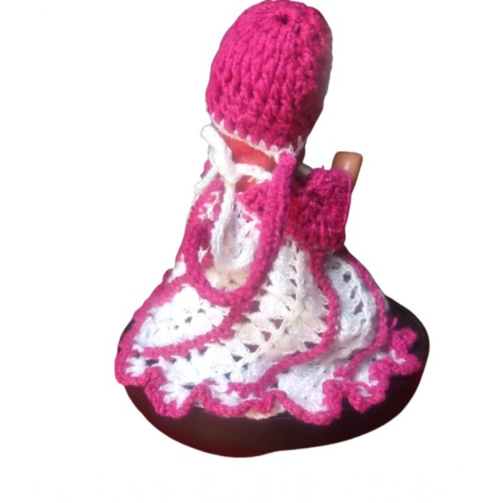 PinkWhite Tharad Laddu Gopal dress, size 0-6 for women