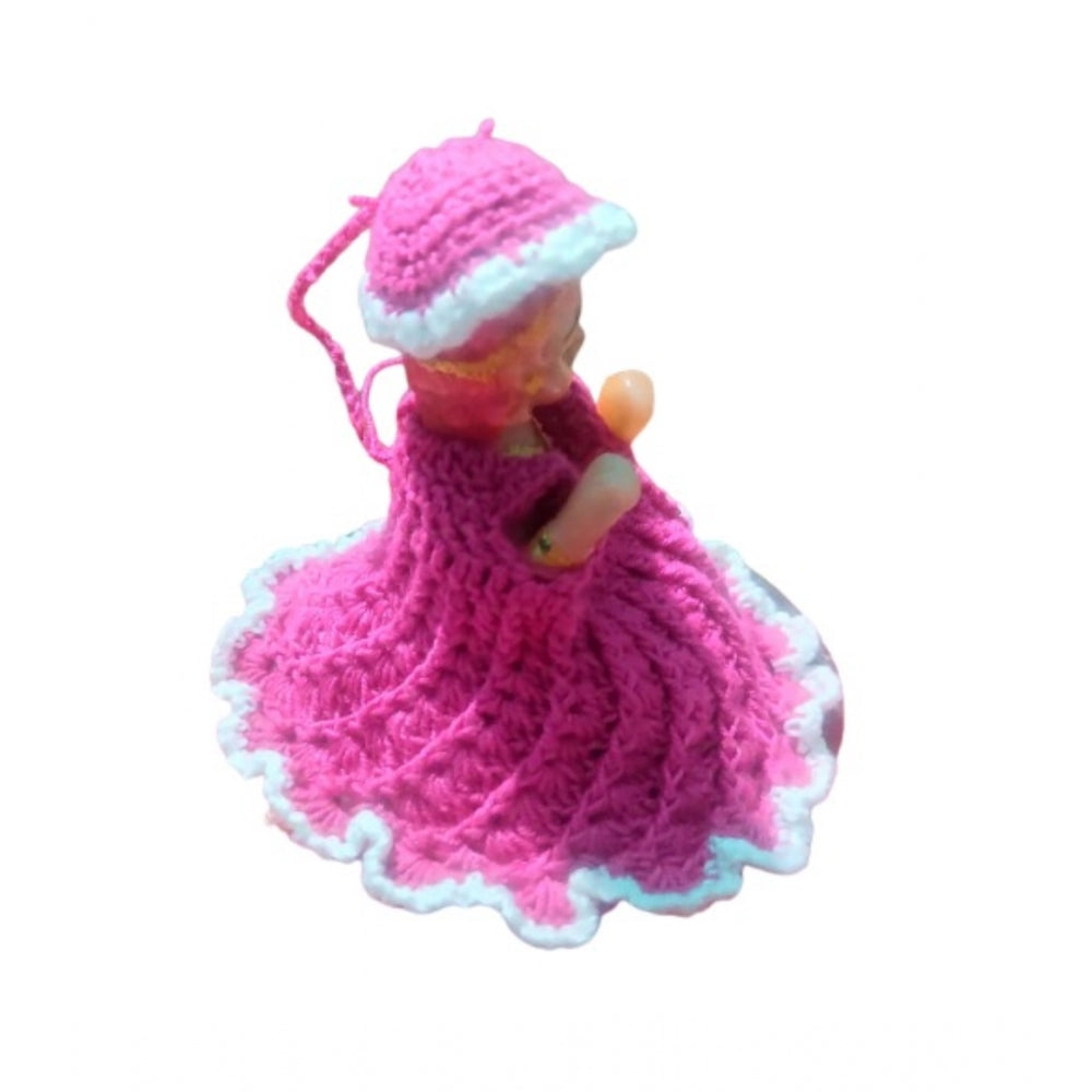 Magenta Tharad Laddu Gopal Tharad Dress size 0-6, traditional Indian clothing on model