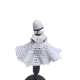 White-Lavender Tharad Laddu Gopal dress size 0-6, traditional Indian clothing for women