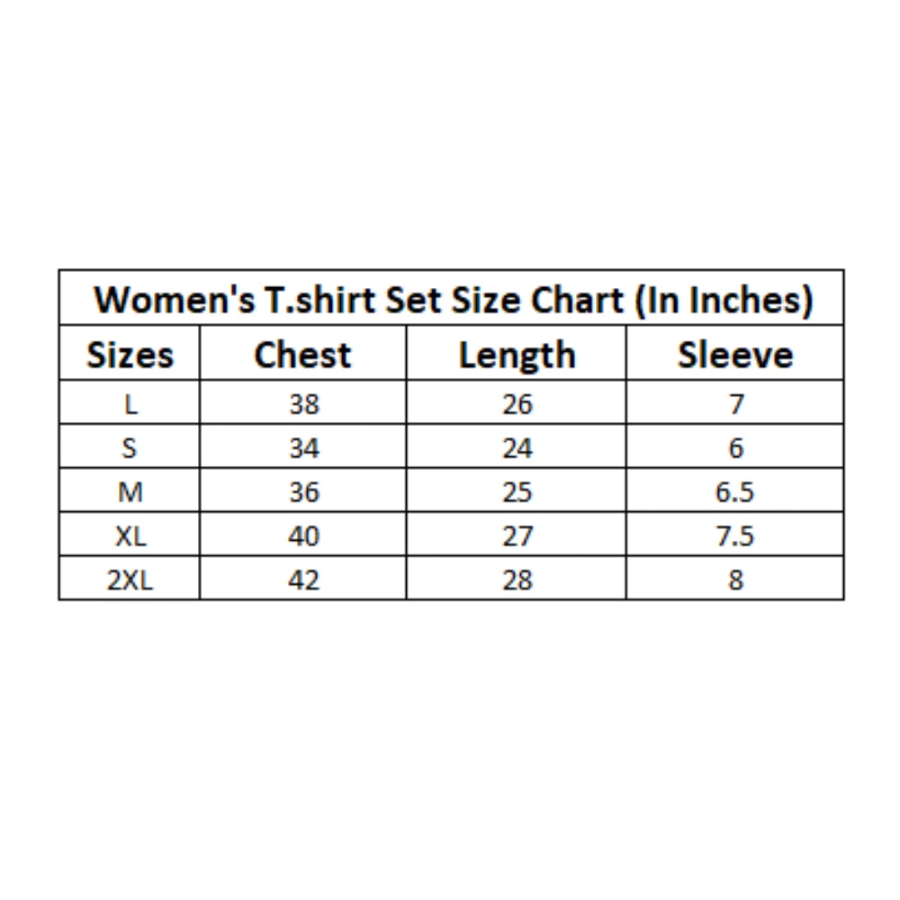 Women's maroon high neck full sleeve t-shirt polyester size chart with dimensions