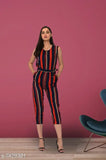 Crepe short jumpsuit for girls, printed net pattern, sleeveless style. Available in multiple sizes from S to XXL, originates from India