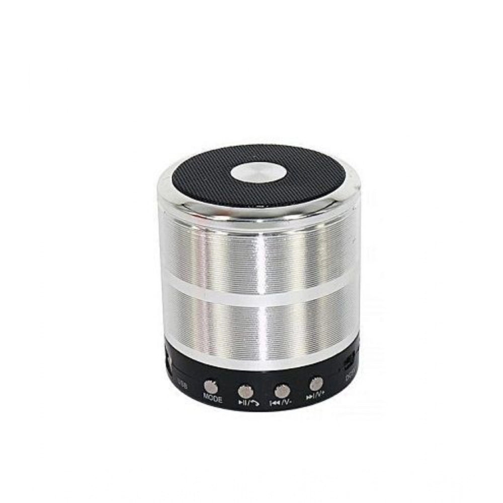 Bluetooth speaker, wireless, silver