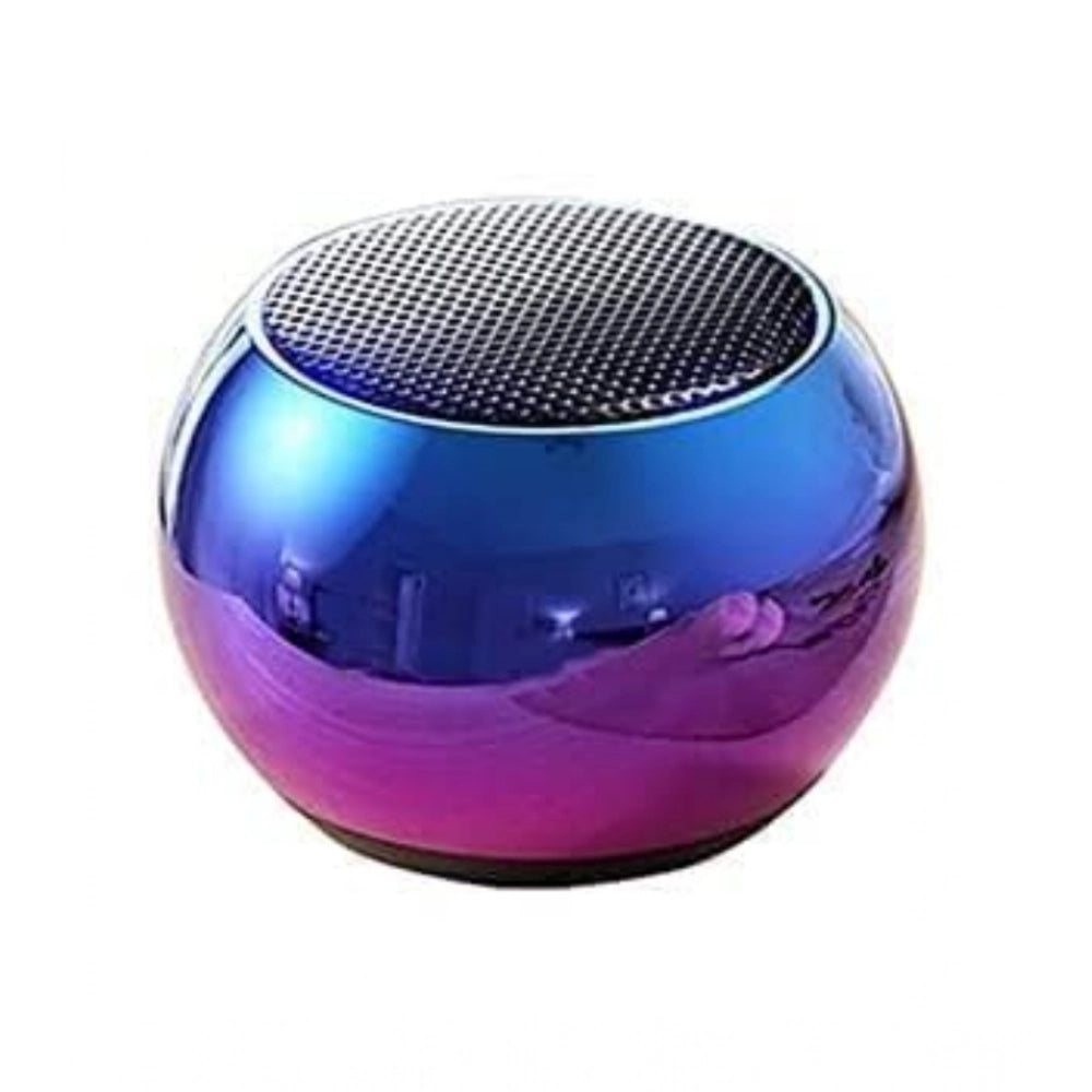 Vibrant blue and pink wireless M3 Bluetooth speaker