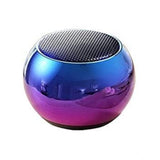 Vibrant blue and pink wireless M3 Bluetooth speaker