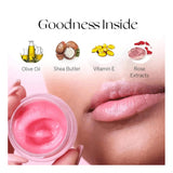 Natural rose-flavored dark lip balm (10gm) for dry skin, unisex use. Product color may vary due to lighting