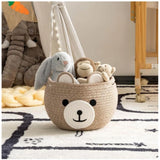 Cotton Bear Shaped Storage Baskets Pack of 1 (Mix)