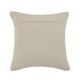 Grey cream cotton diamond pit loom boho couch cushion cover set, 16x16 inches pack of 2 on display